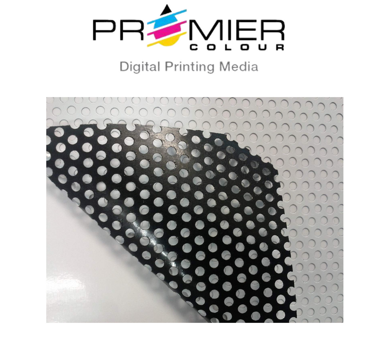 Macan Regular Perforated Window Film, 7mil, 1 Year