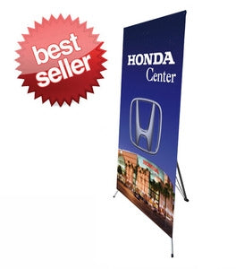 Small X Banner Stand, 24" x 63"