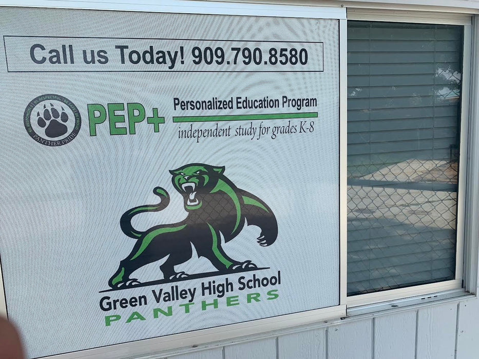 Macan Regular Perforated Window Film, 7mil, 1 Year