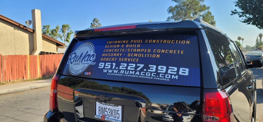 Macan Regular Perforated Window Film, 7mil, 1 Year