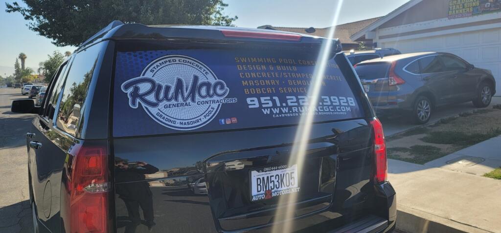 Macan Regular Perforated Window Film, 7mil, 1 Year