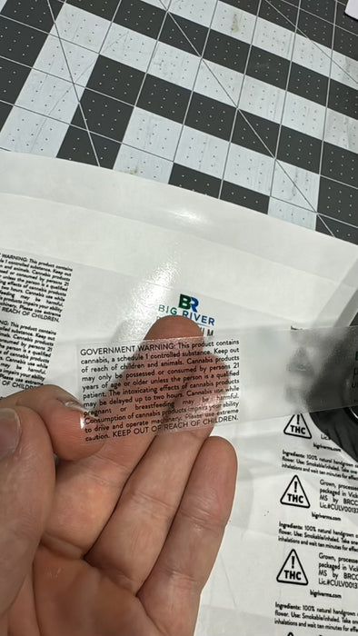 Drytac Polar Premium Clear Vinyl, 3.2mil, 7 Years