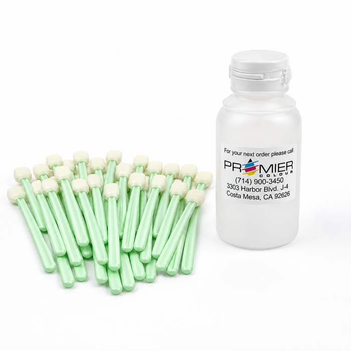 Jetbest Eco-Solvent Cleaning Solution 120ml /bottle & + 25 Swabs