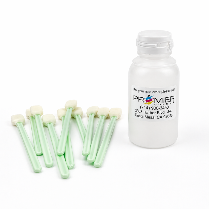 Jetbest Eco-Solvent Cleaning Solution 120ml/bottle + 10 Swabs