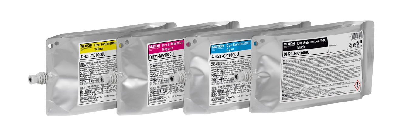 OEM MUTOH DH21 Dye Sublimation Ink, 1000ml