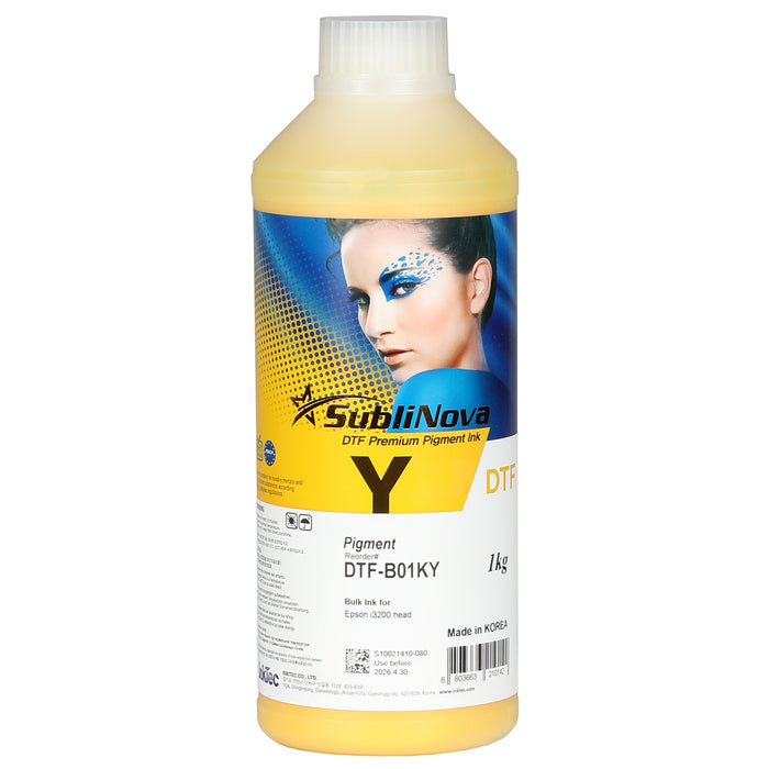 InkTec Premium DTF Ink for Epson i3200, XP600 Printhead, 1000ml