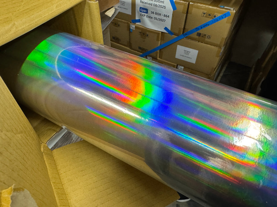 Macan Holographic Air-Release Vinyl, 4mil, 54" x 100' with custom cuts