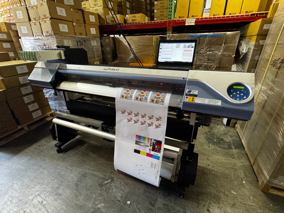 Used Roland VS-540i Wide Format Printer Recently Serviced And Calibrated