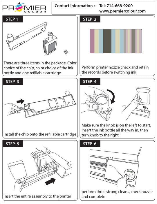 Jetbest Pro Refillable Ink Cartridge for Mimaki Printers (SS21/ES3), 450ml