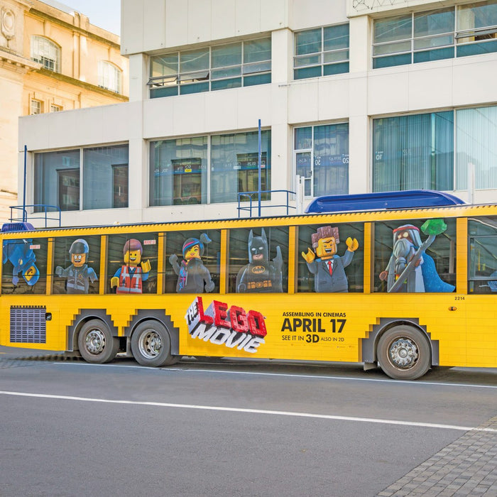 Contra Vision® Perforated Window Film, Intermediate, 6mi, Campaign Series