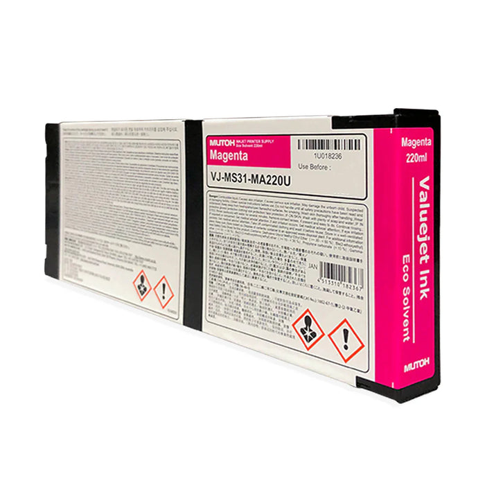 OEM MS31 Eco-Solvent Ink, 220ml - Mutoh 628, 641SR-PRO, 1341SR-PRO, 1203, 1304, 1324X