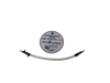 Premier Colour solvent resistant ink pump tube for Roland printers, clear flexible tubing with black connectors.