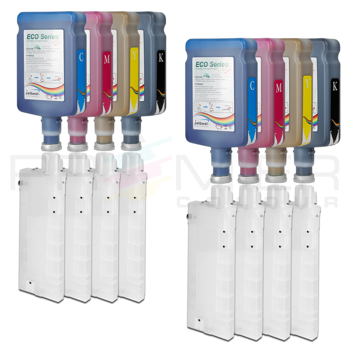 Cartucho de tinta recargable vertical Jetbest Pro para impresoras Roland (MAX), 220 ml