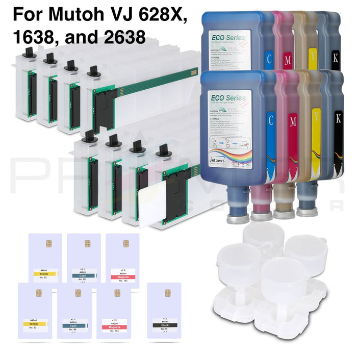 Jetbest Ultra2 Pro Bulk Ink System for Mutoh ValueJet 628(X)/1628(X)/1638(X)/2638(X)