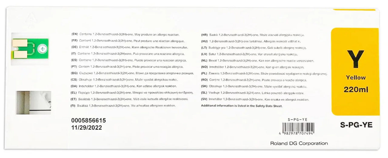 Tinta OEM Roland BN-20D S-PG, 220 ml