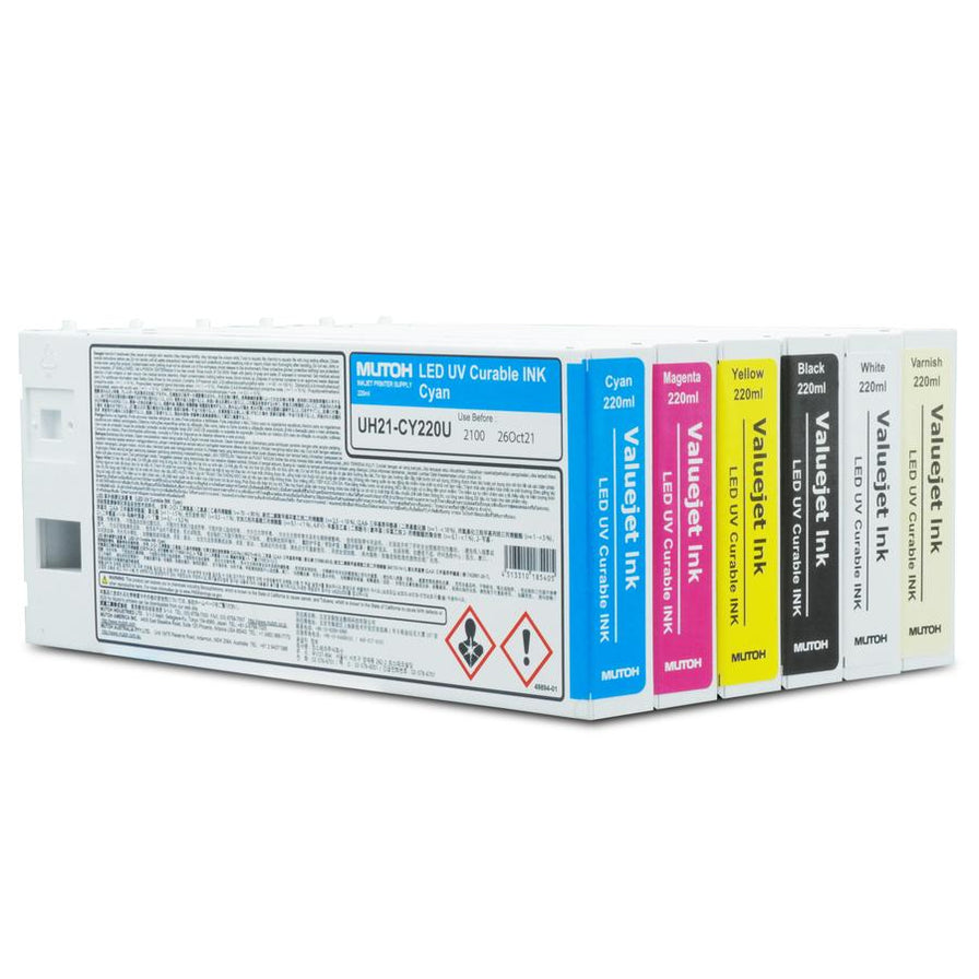 Uh Oh Ink OEM UH21 UV-LED Ink for 461UF, 661UF, 1638UH, 220ml — Premier Colour