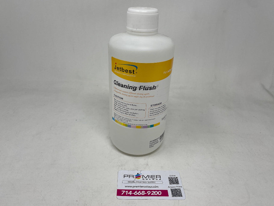 Jetbest Eco-Solvent Cleaning Solution for Roland, Mutoh, and Mimaki Printers, 1000ml