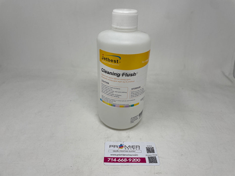 Jetbest Eco-Solvent Cleaning Solution for Roland, Mutoh, and Mimaki Printers, 1000ml