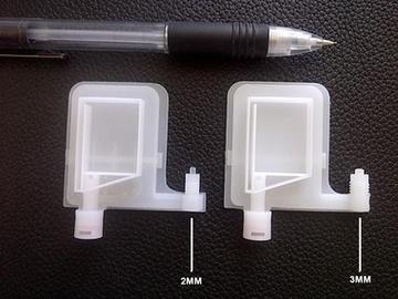 Amortiguador genérico para impresora Mutoh 1204, 1304, 1604, 2606 (amortiguador corto de 2 mm)