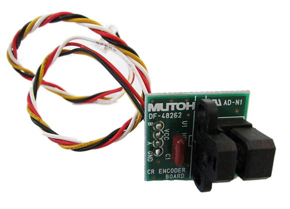 Sensor codificador Mutoh Valuejet CR para 1204, 1304, 1604, 1614, RJ-900 (SKU#DF-48986)