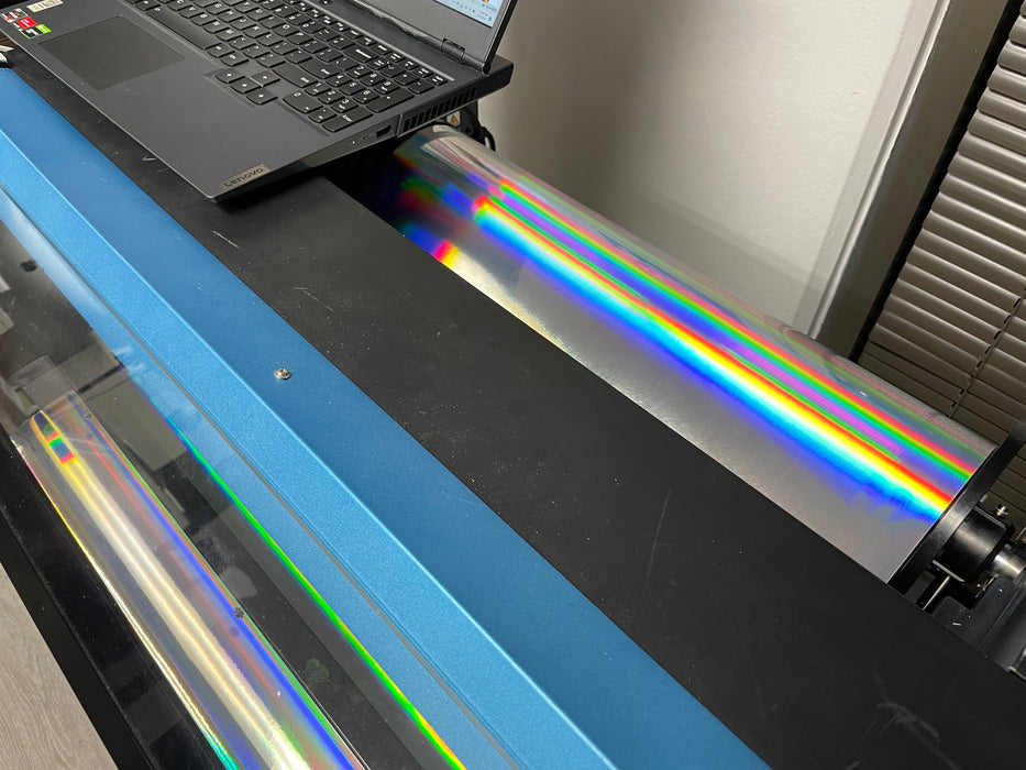 Vinilo holográfico de liberación de aire Macan, 4 mil