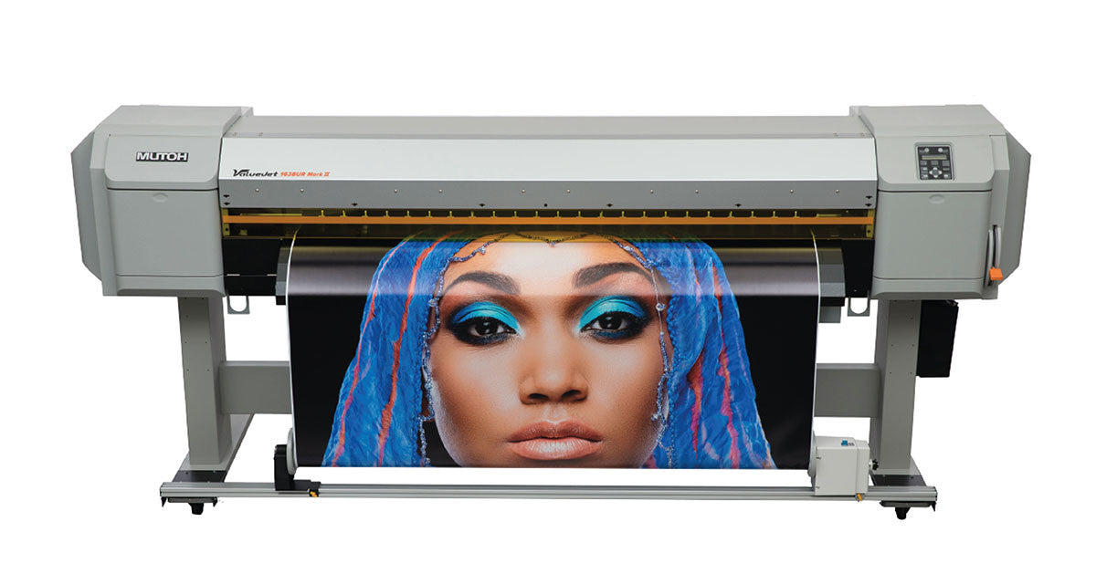 Impresora híbrida UV-LED de 64" ValueJet 1638UR Mark II de Mutoh